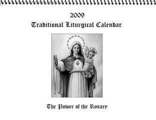 2008 Traditional Liturgical Calendar