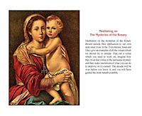 Meditation on the Mysteries of the Rosary
