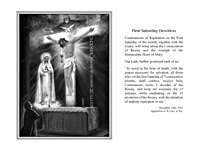 First Saturday Devotion