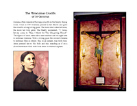 The Miraculous Crucifix of St Gemma
