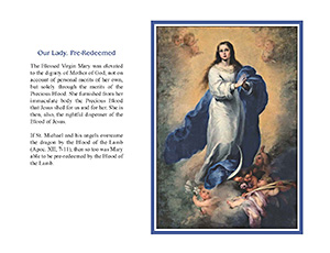Our Lady, Pre-Redeemed