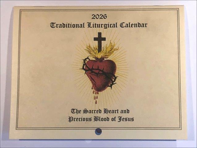 Traditional Liturgical Calendar:  The Sacred Heart and Precious Blood of Jesus