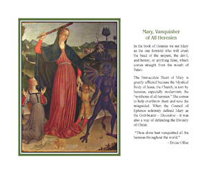 Mary, Vanquisher of all Heresies