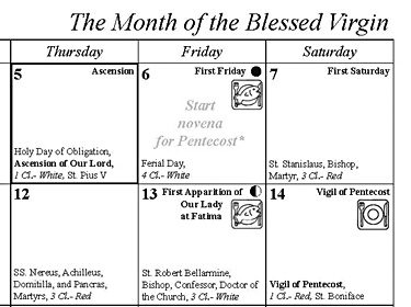 calendar: April close-up