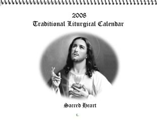 2008 Traditional Liturgical Calendar